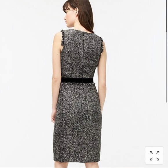 NWT- Jcrew sheath dress in tweed - Picture 2 of 13